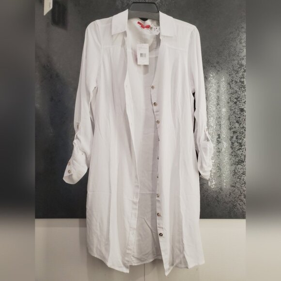 NWT Guess Los Angeles Challis Dress Robe - Picture 11 of 16